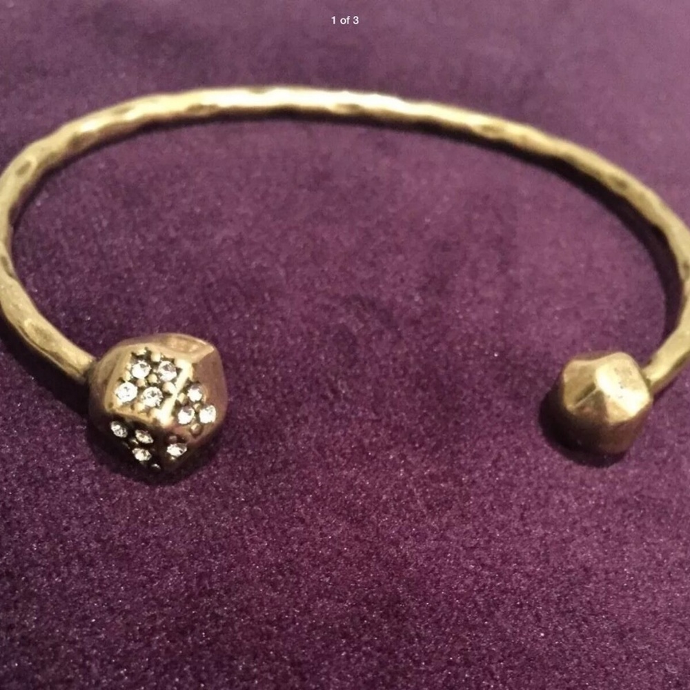 NWT Silpada "on the dot"  brass and Swarovski
